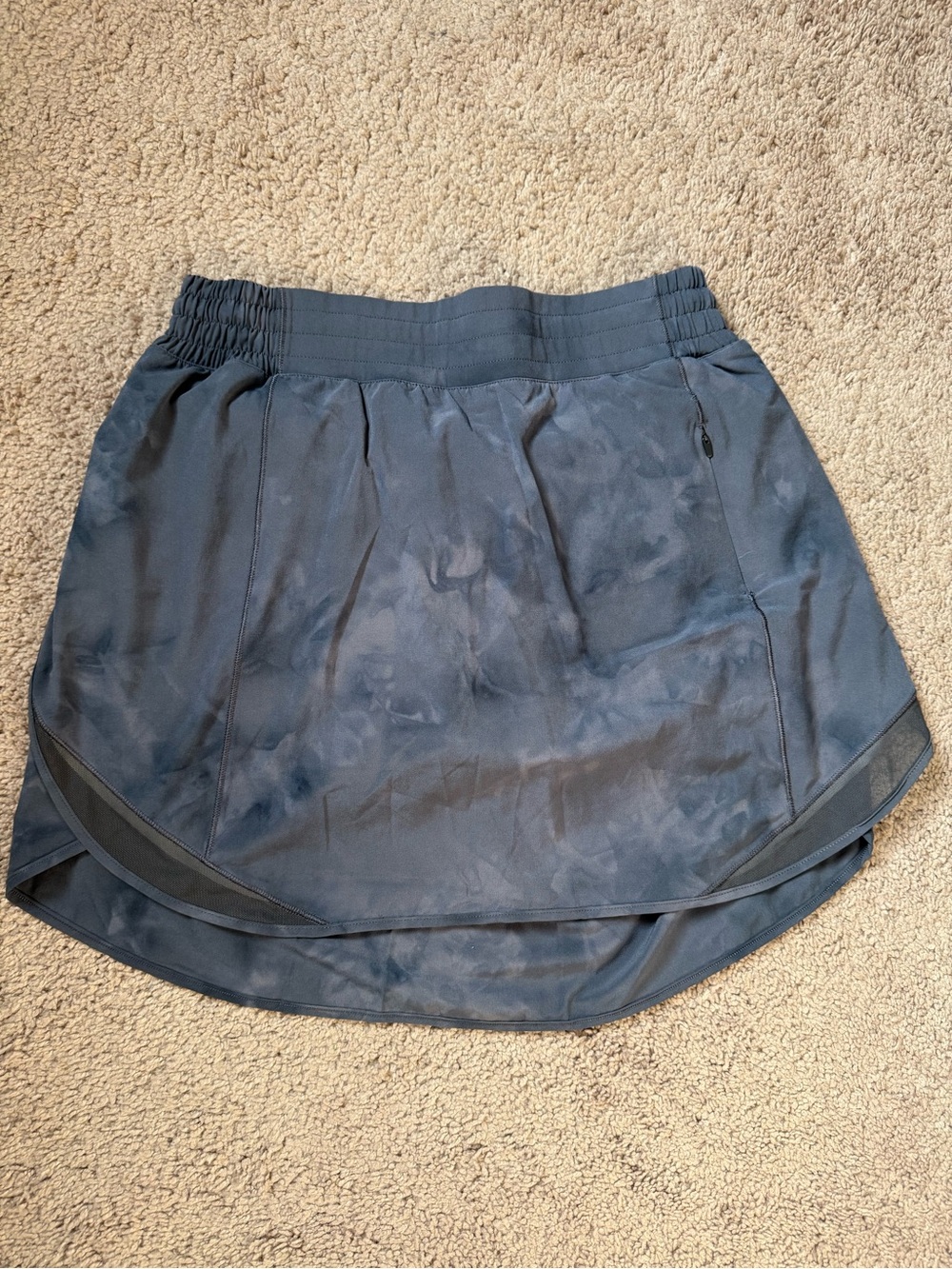 lululemon athletica Slate Gray Circle Skirt with Overlap Hem